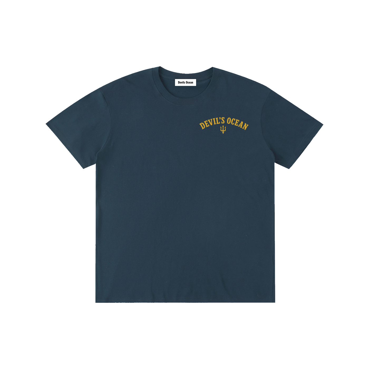 Navy Blue Cotton T-Shirt