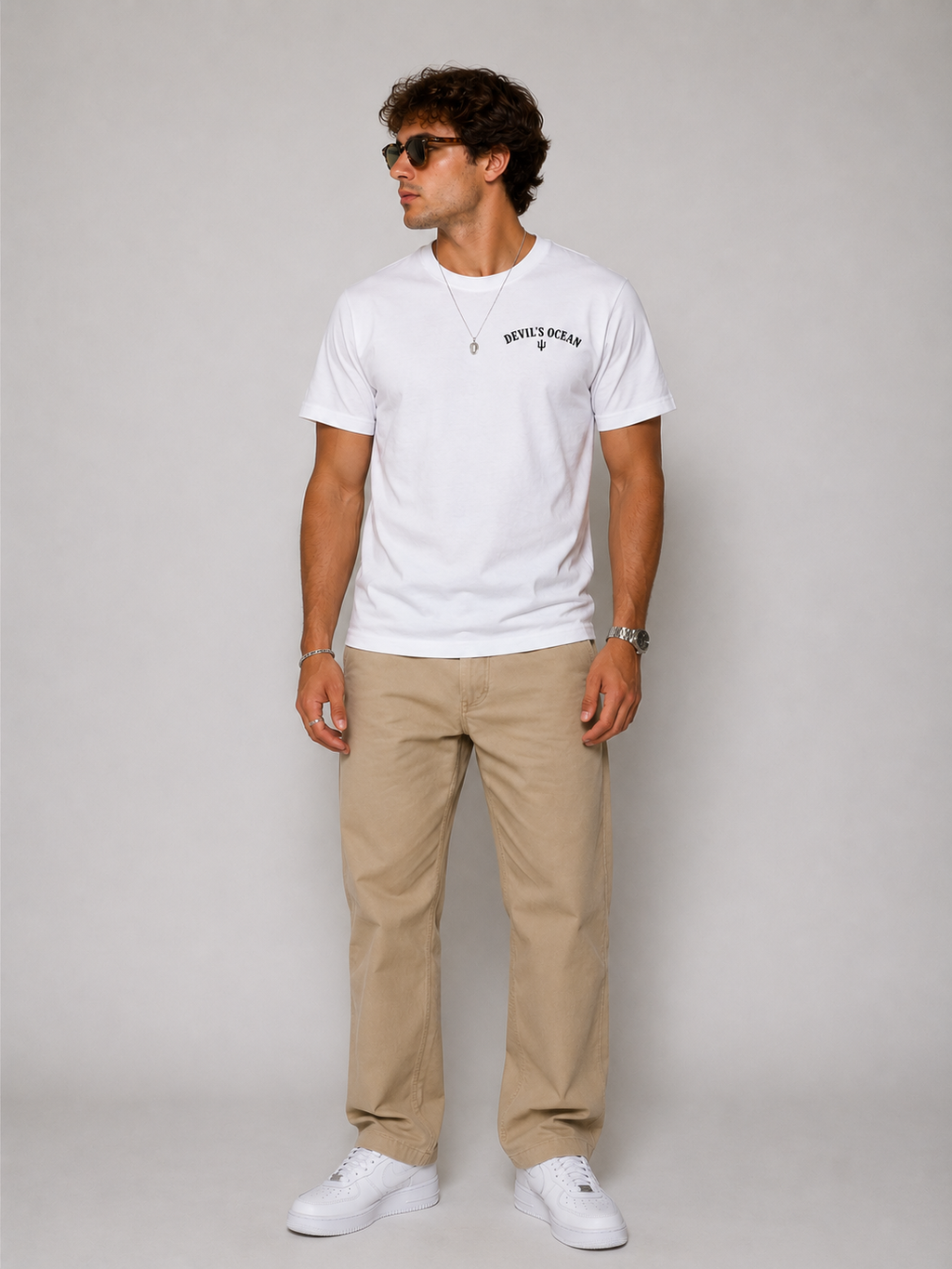 Lucent White Cotton T-Shirt