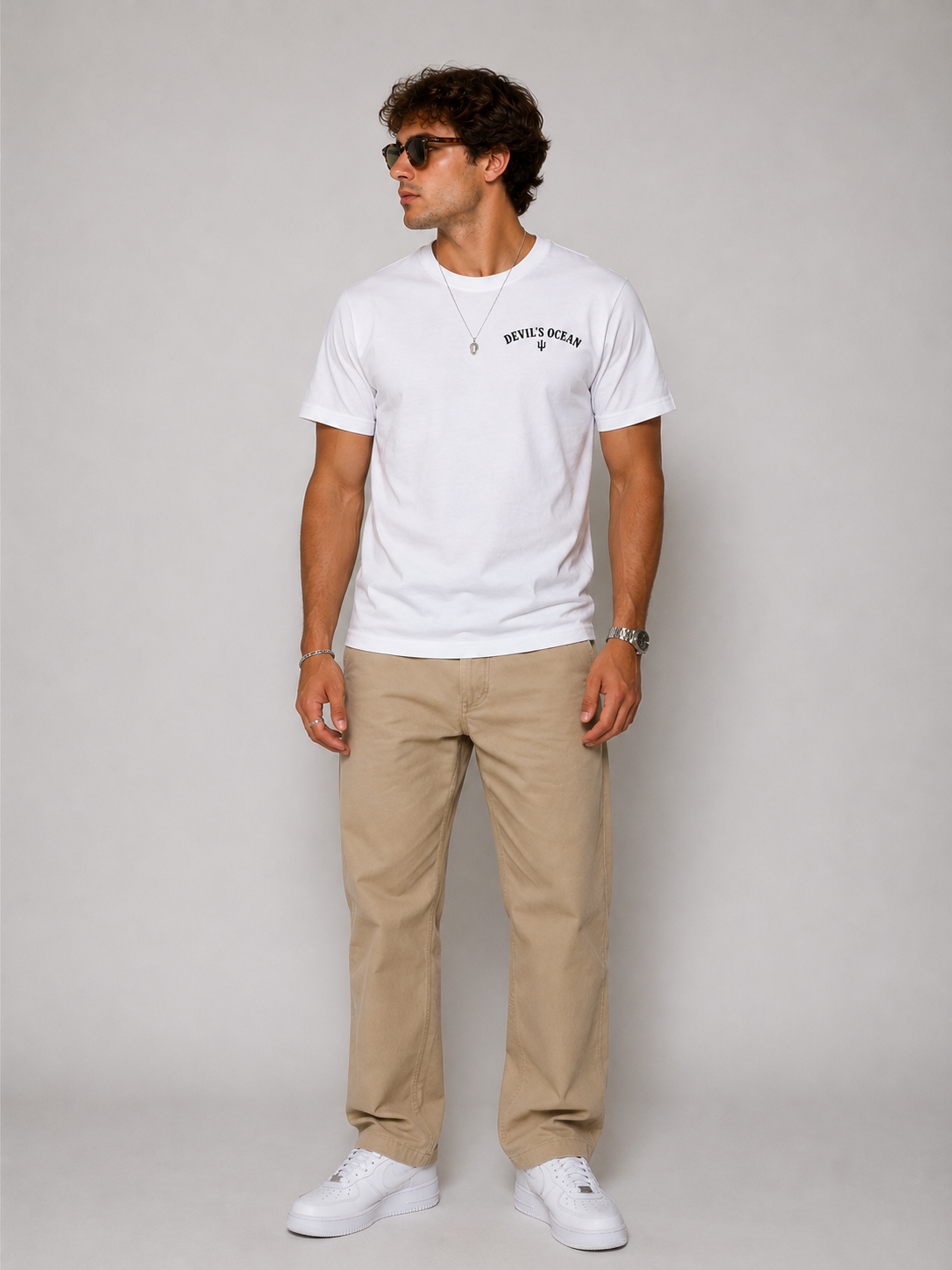 Lucent White Cotton T-Shirt